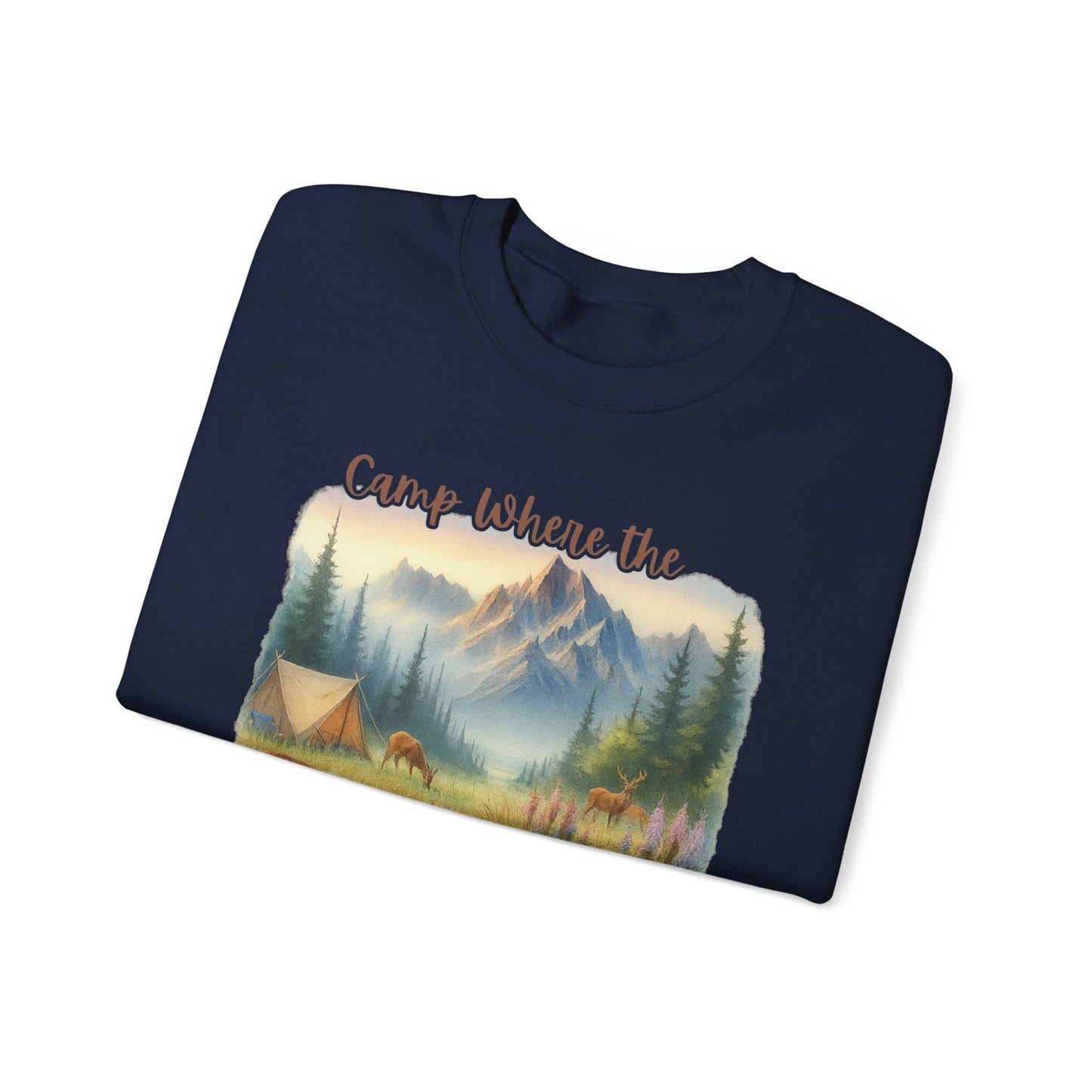 Camping Sweathirt - Crew Neck