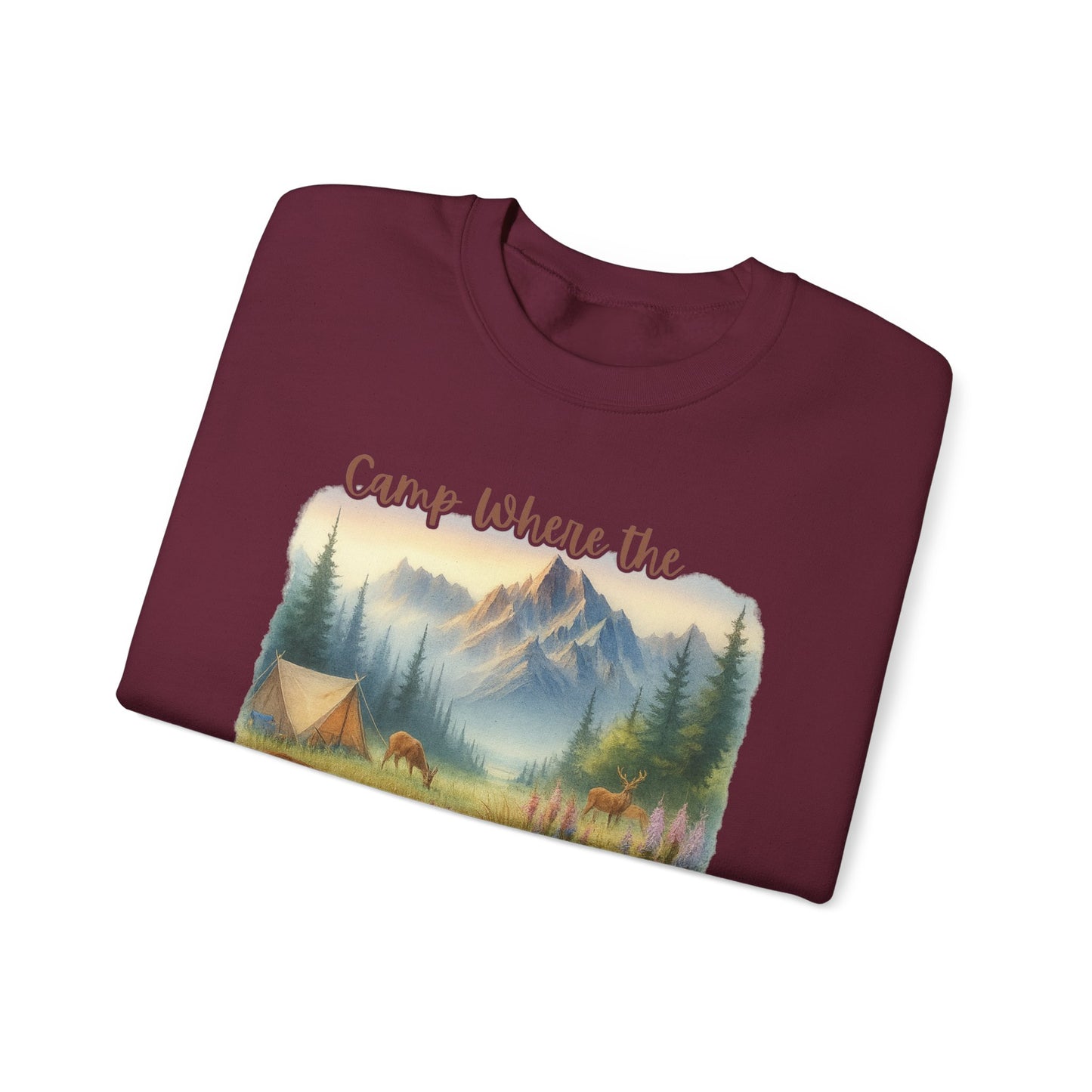 Camping Sweathirt - Crew Neck