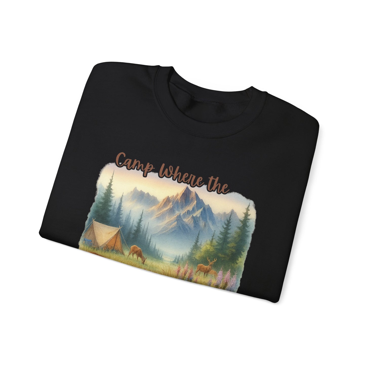 Camping Sweathirt - Crew Neck