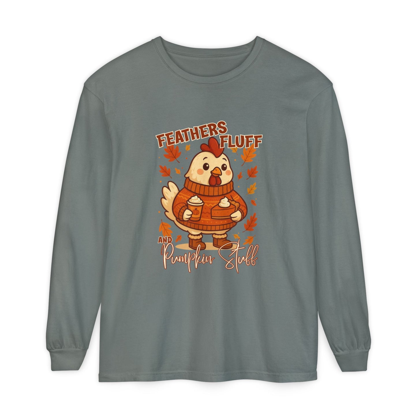 Chicken Feathers Fluff and Pumpkin Stuff