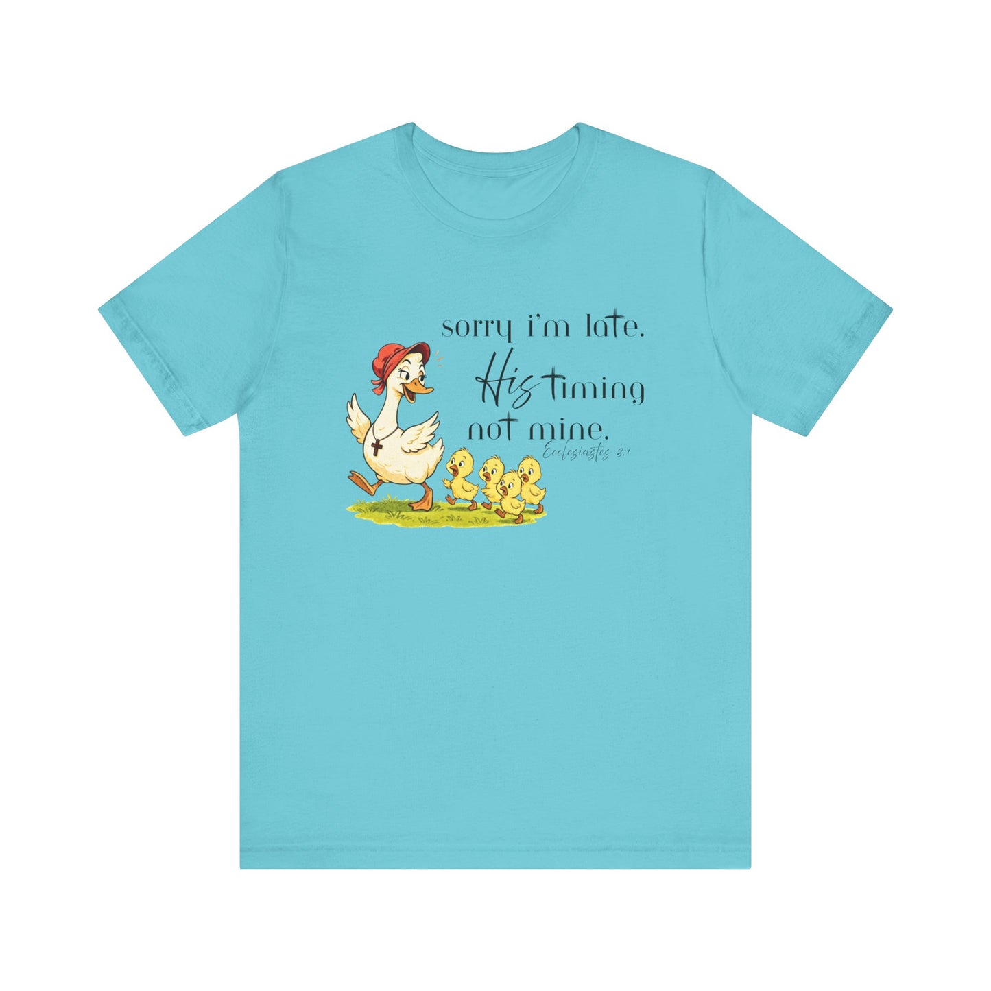Faith Shirt, Christian Goose Shirt, His Timing Not Mine