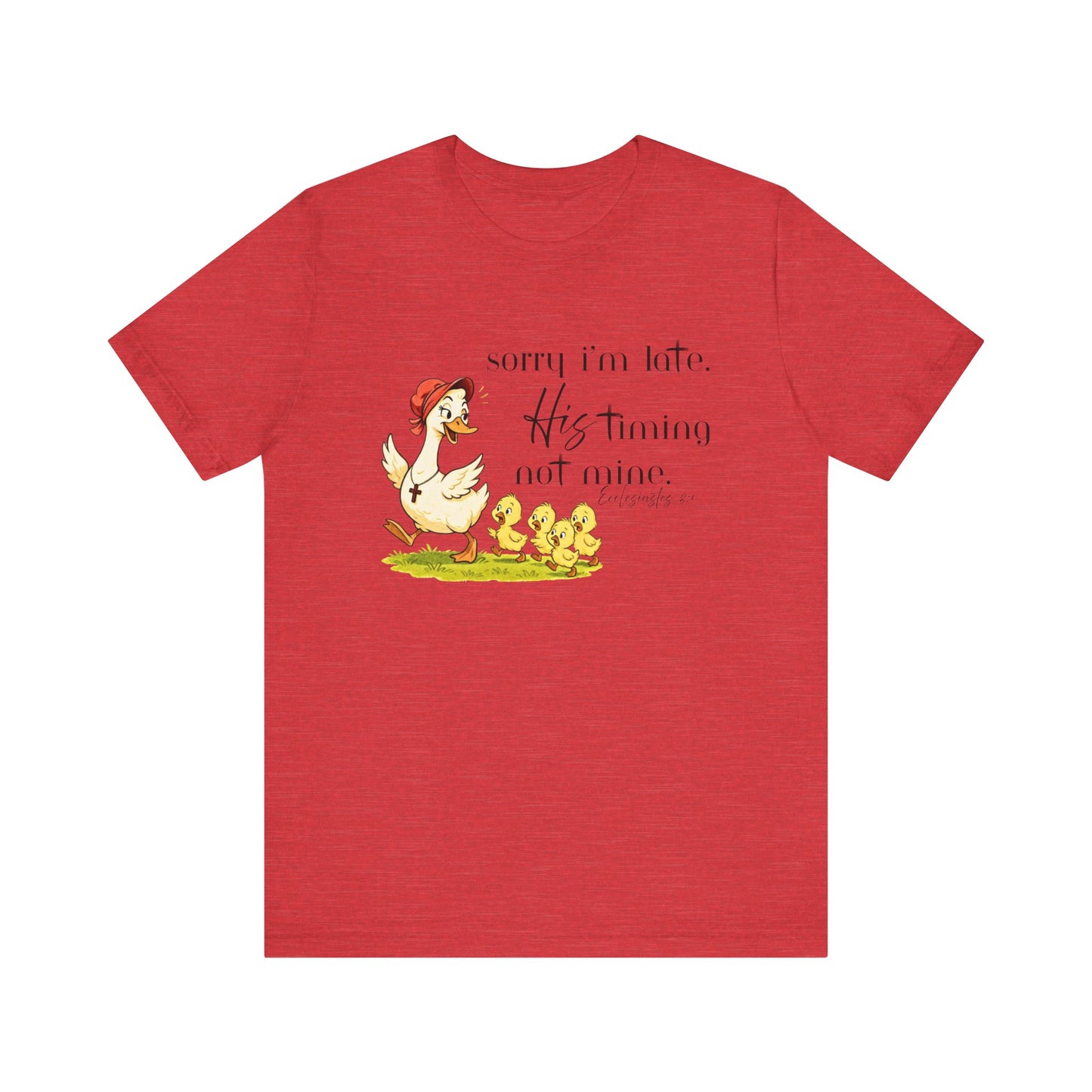 Faith Shirt, Christian Goose Shirt, His Timing Not Mine