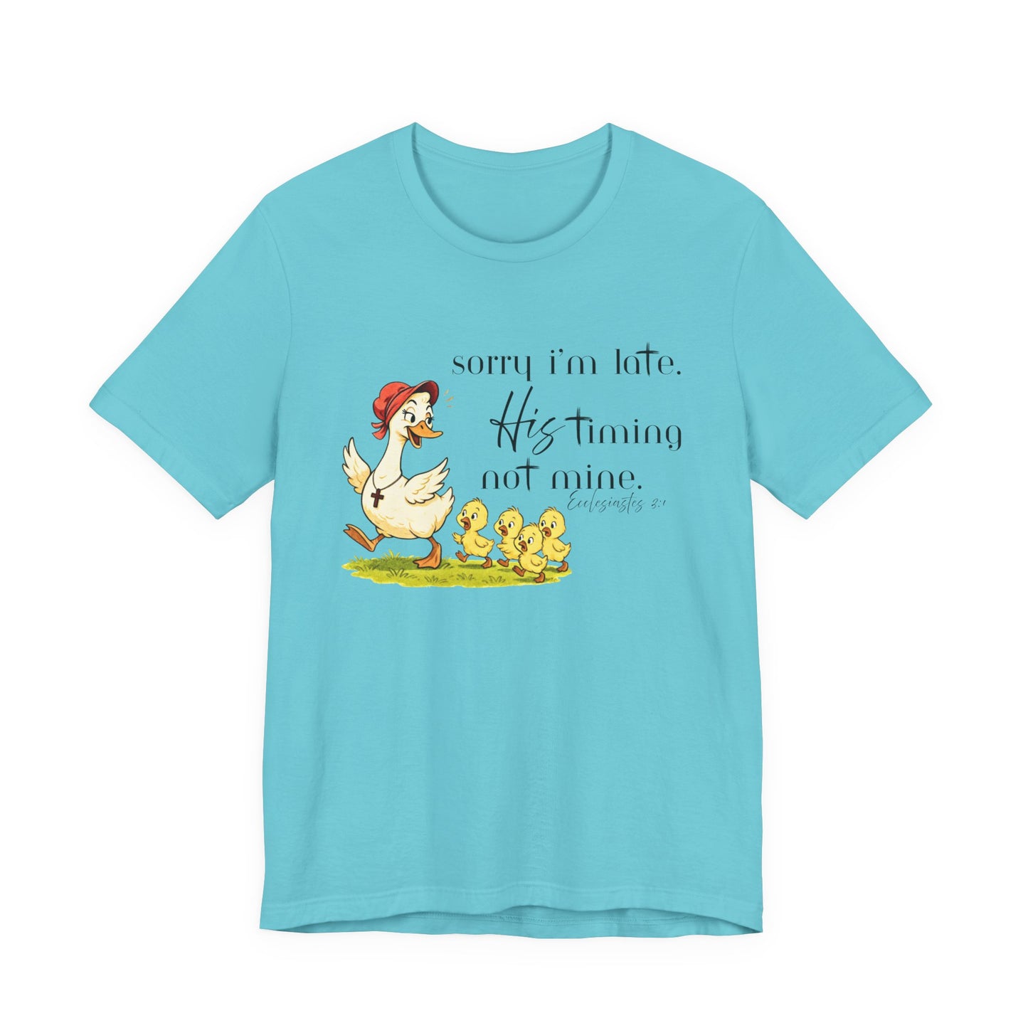 Faith Shirt, Christian Goose Shirt, His Timing Not Mine