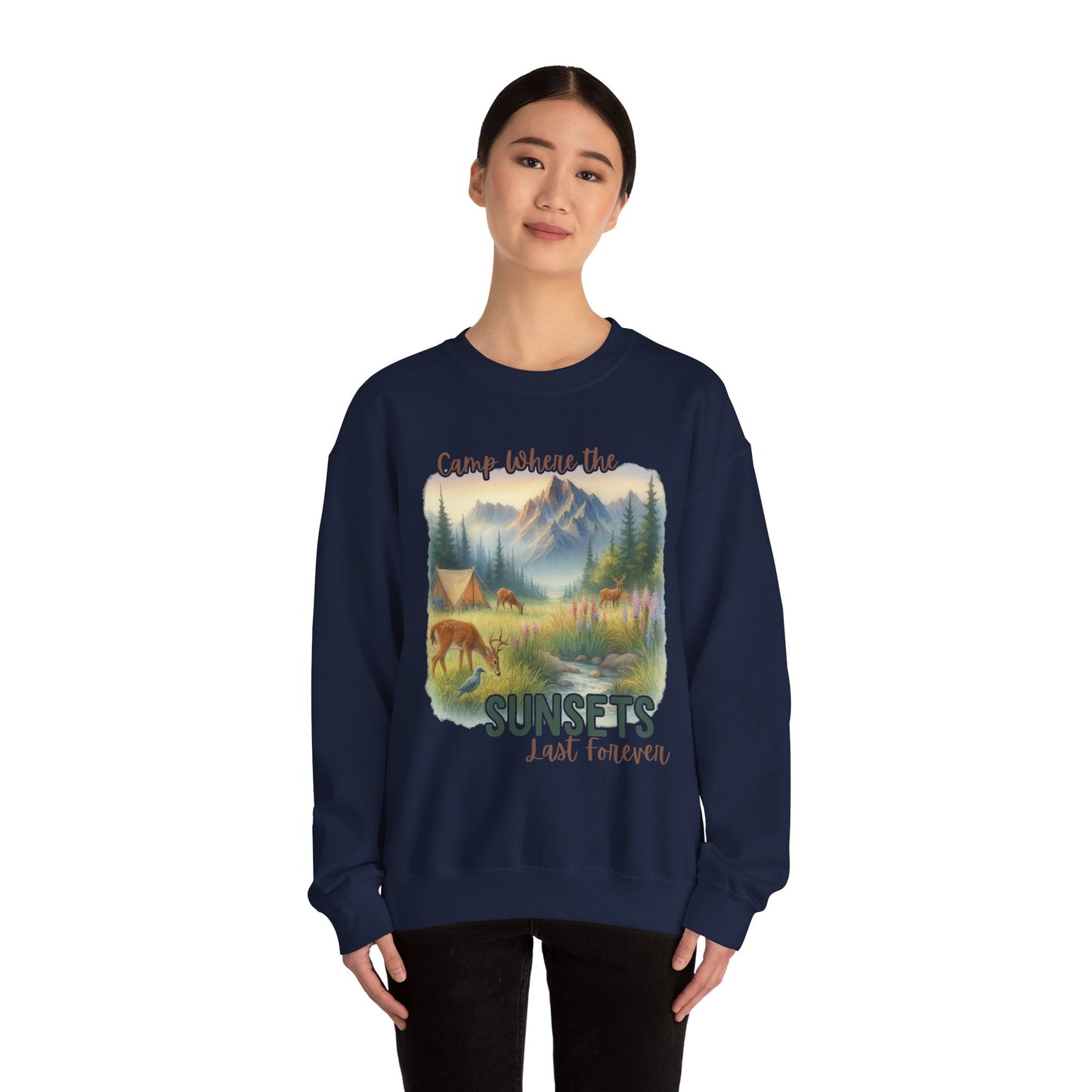 Camping Sweathirt - Crew Neck
