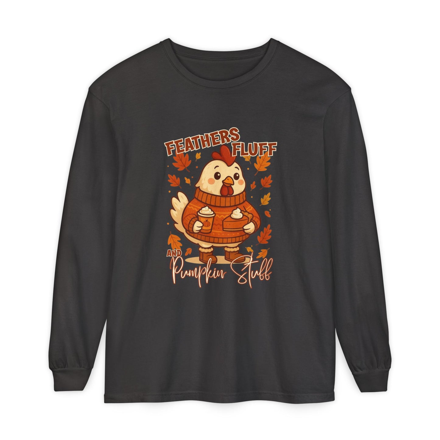 Chicken Feathers Fluff and Pumpkin Stuff