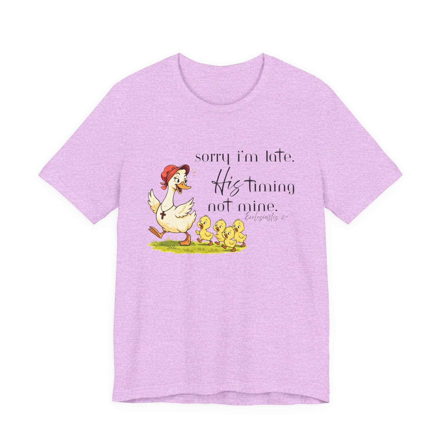 Faith Shirt, Christian Goose Shirt, His Timing Not Mine