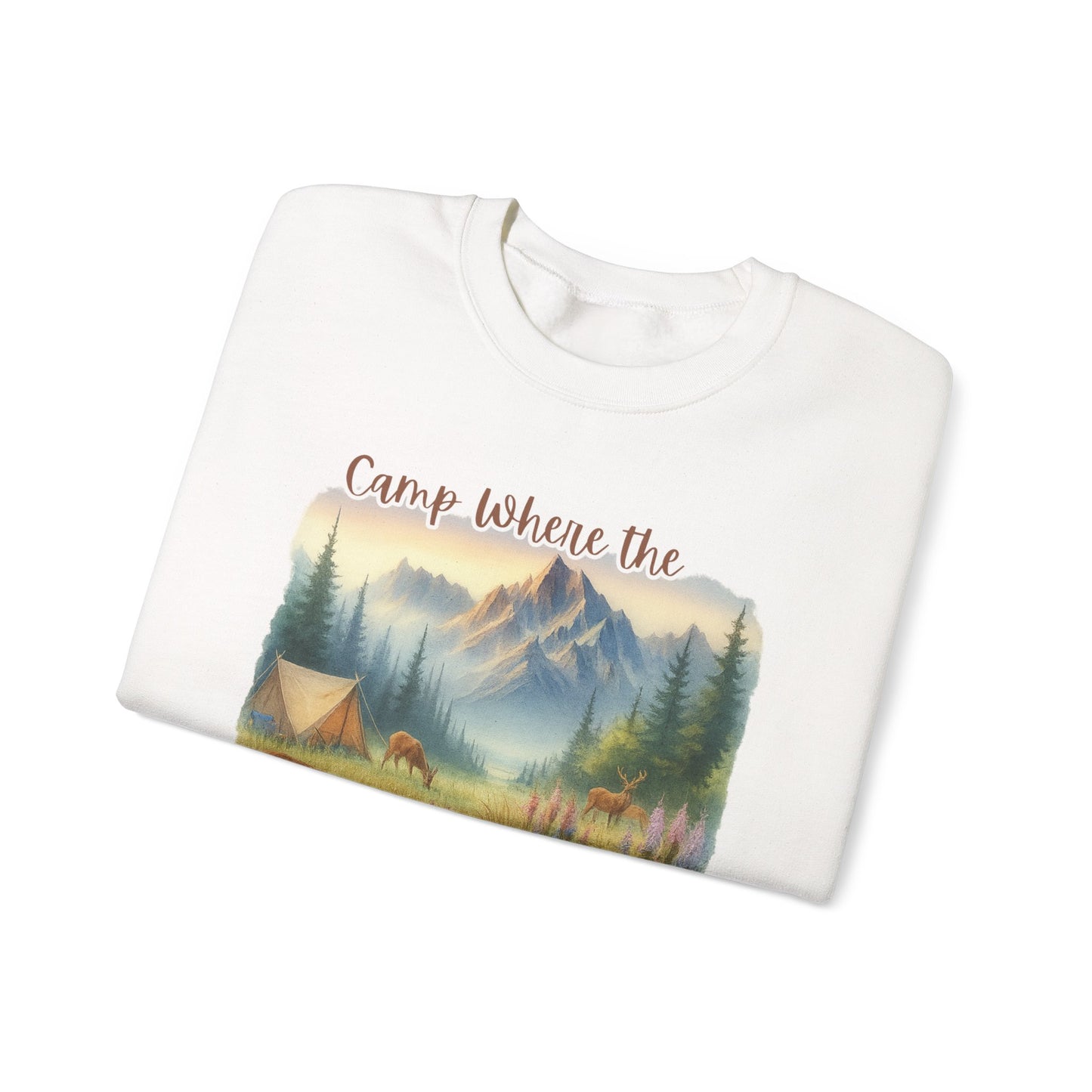 Camping Sweathirt - Crew Neck
