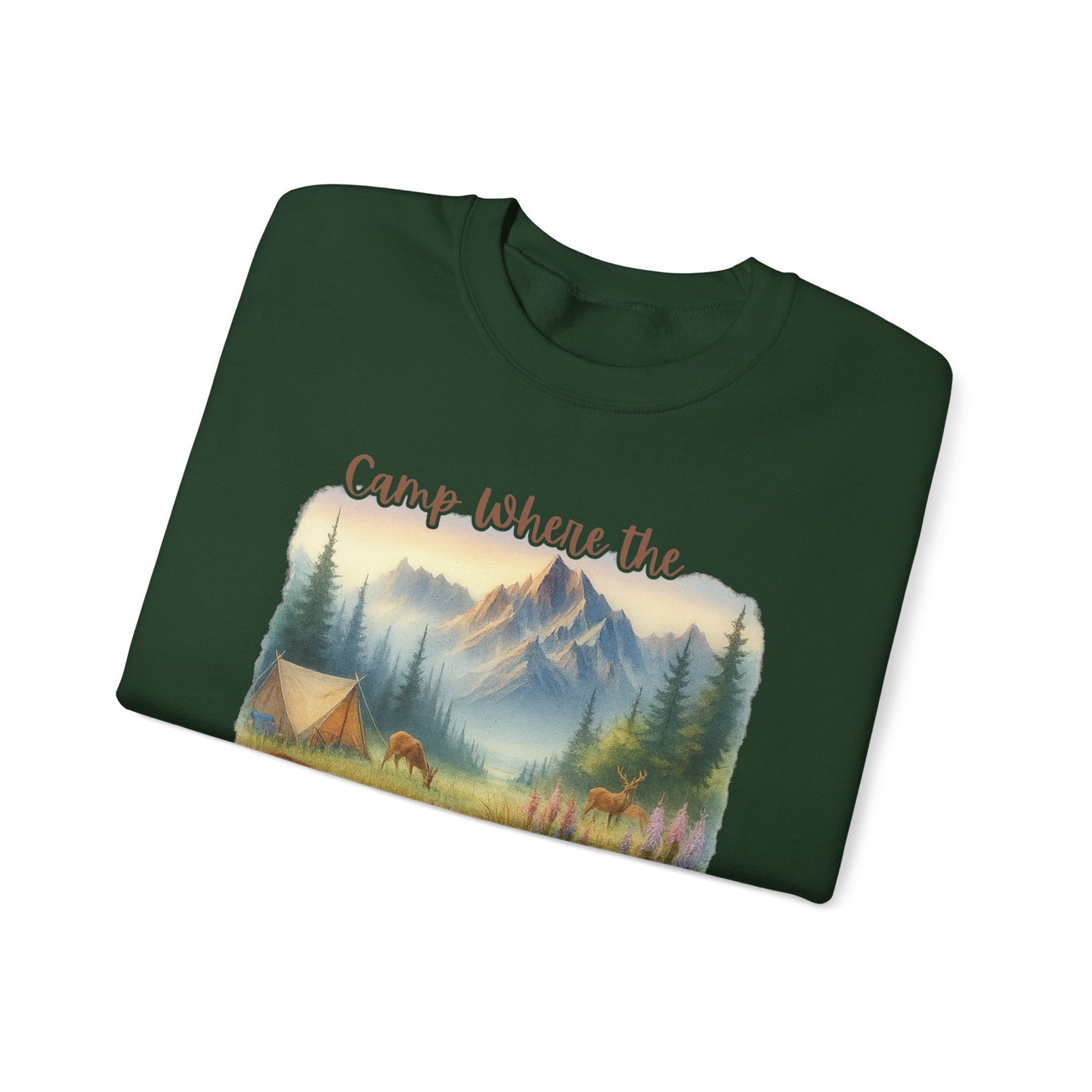 Camping Sweathirt - Crew Neck