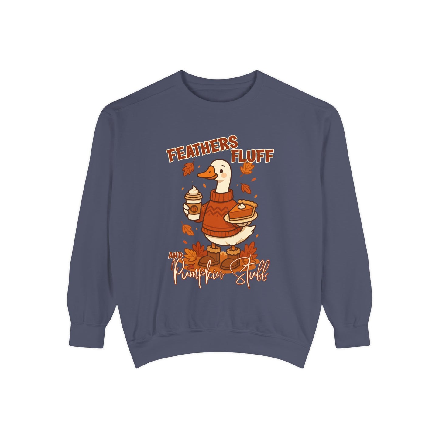 Cozy Fall Sweatshirt: Feathers & Fluff Design, Autumn Apparel, Unisex Sweater, Thanksgiving Gift, Casual Wear, Warm Layers