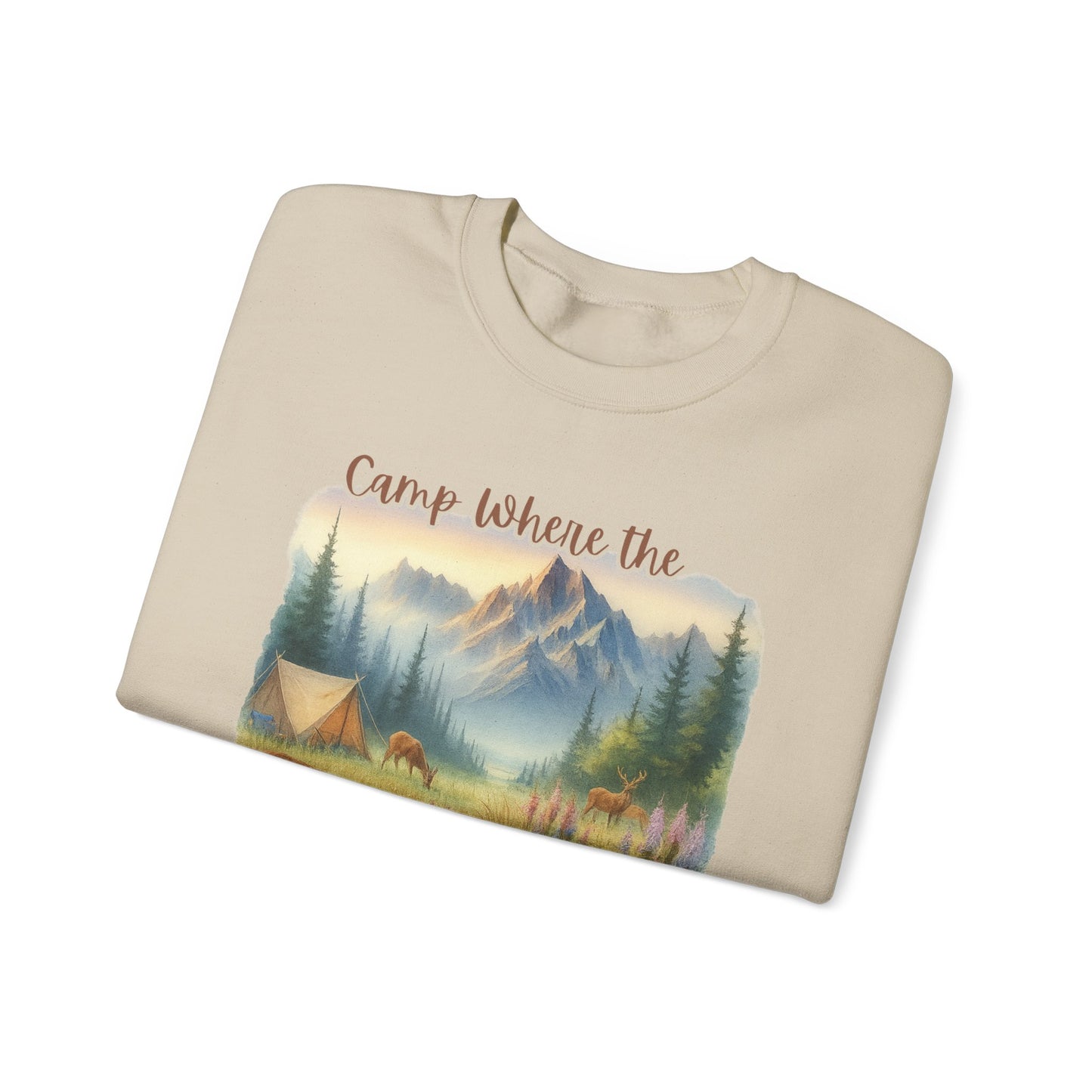 Camping Sweathirt - Crew Neck