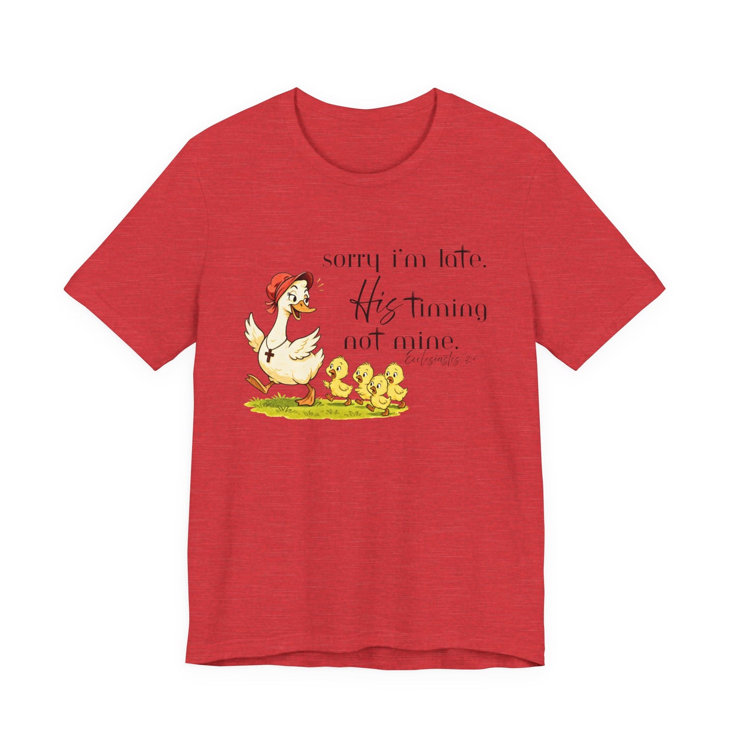 Faith Shirt, Christian Goose Shirt, His Timing Not Mine