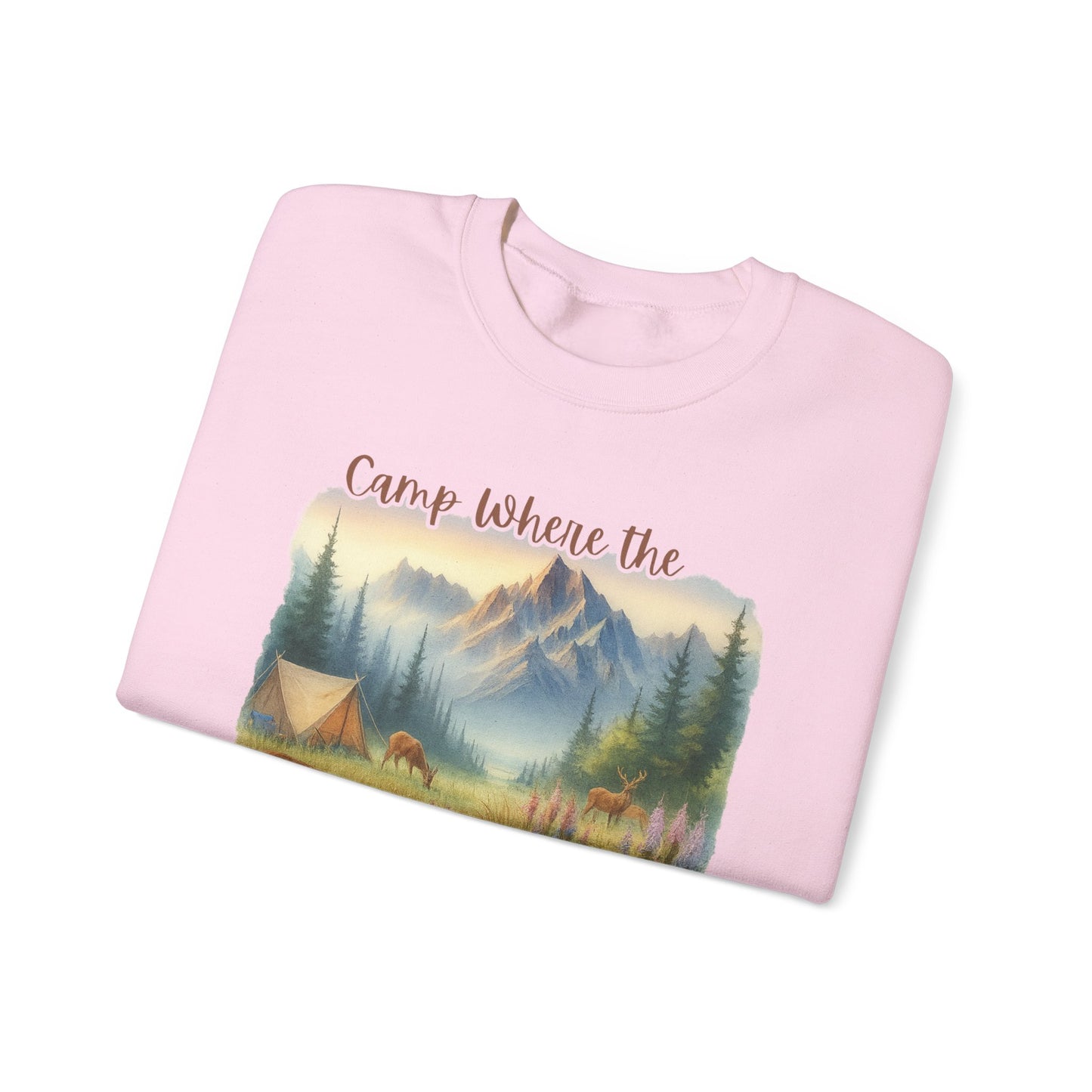Camping Sweathirt - Crew Neck