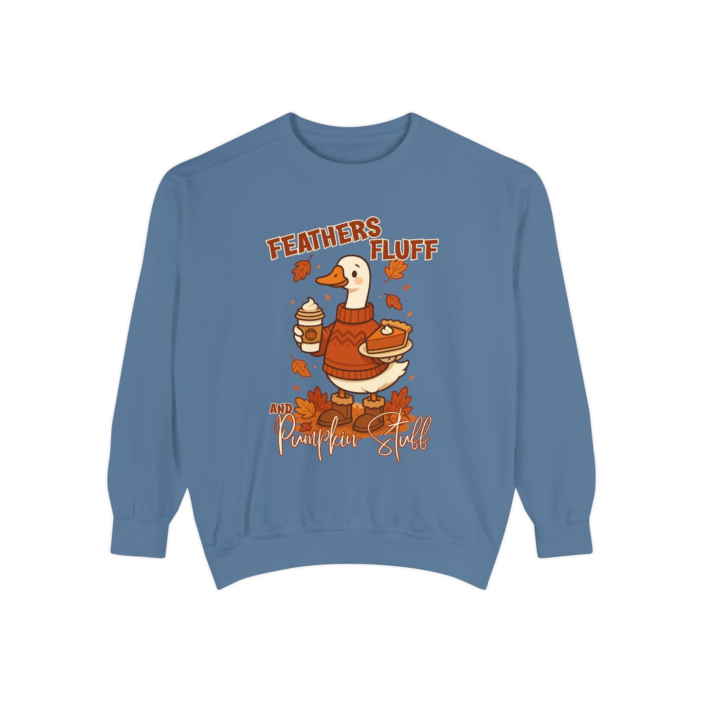 Cozy Fall Sweatshirt: Feathers & Fluff Design, Autumn Apparel, Unisex Sweater, Thanksgiving Gift, Casual Wear, Warm Layers