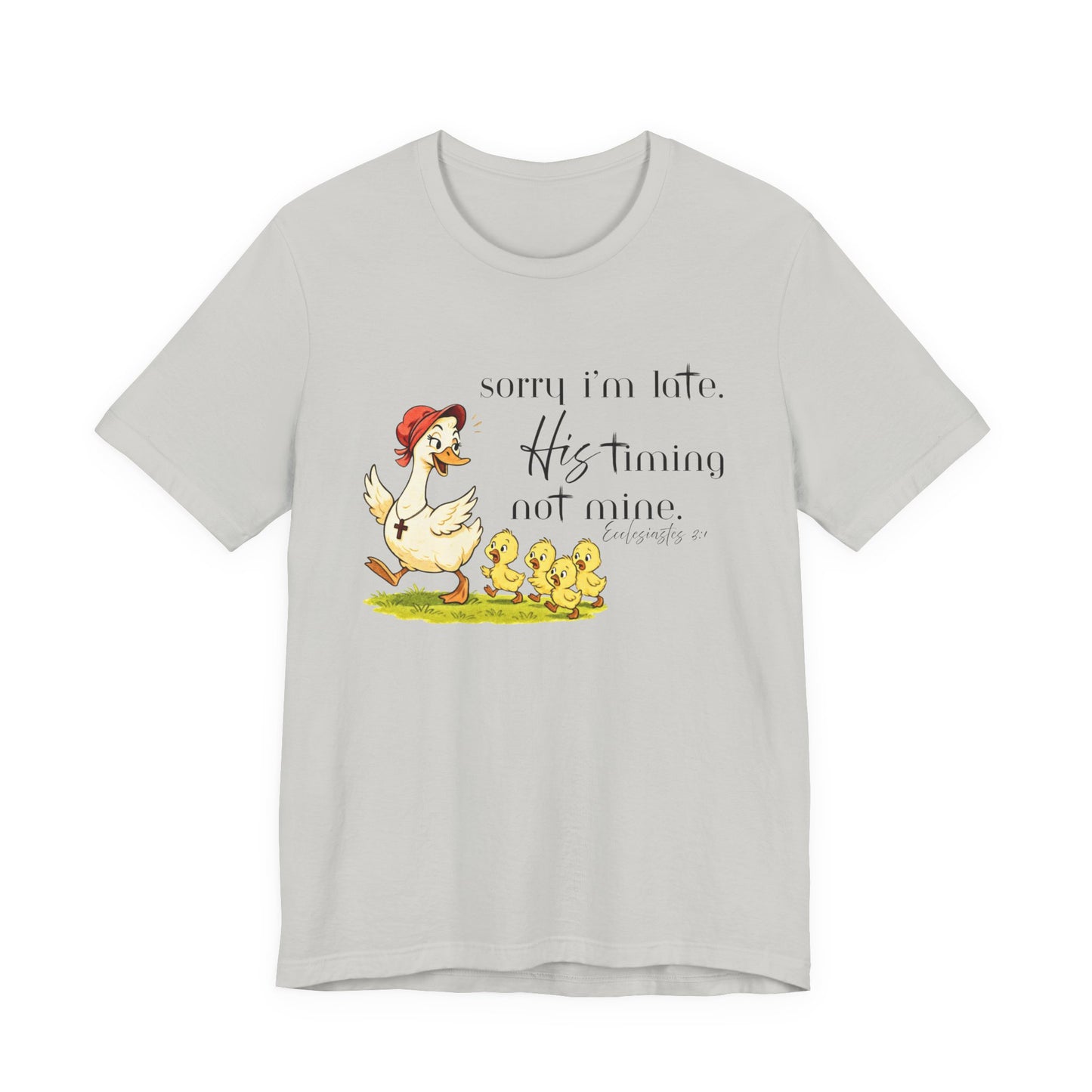 Faith Shirt, Christian Goose Shirt, His Timing Not Mine
