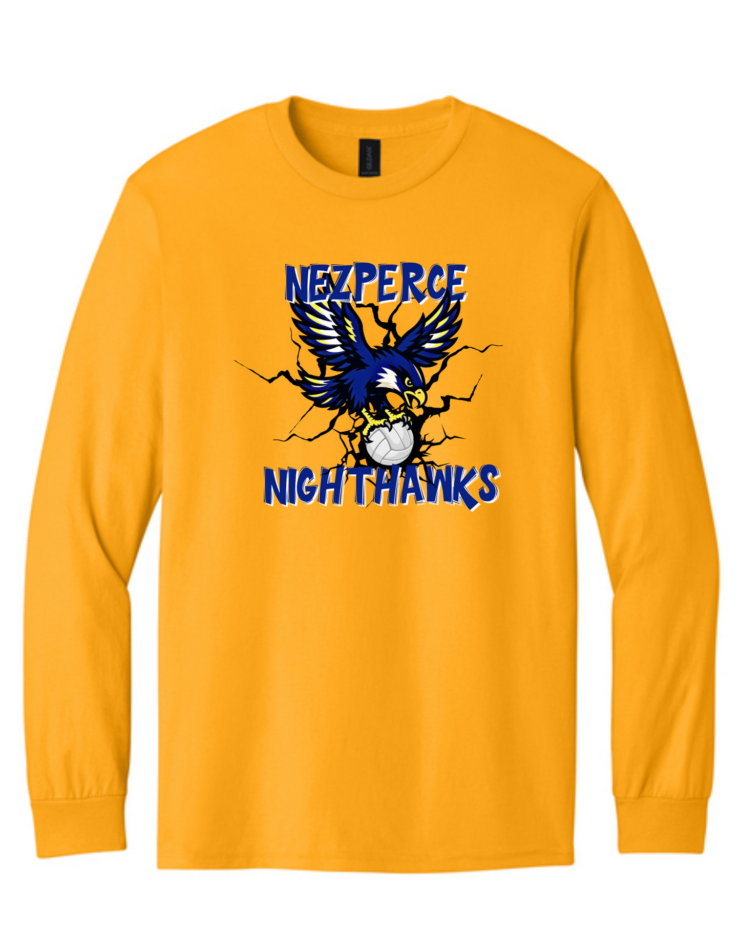 Nighthawk Volleyball W/Bird Long Sleeve