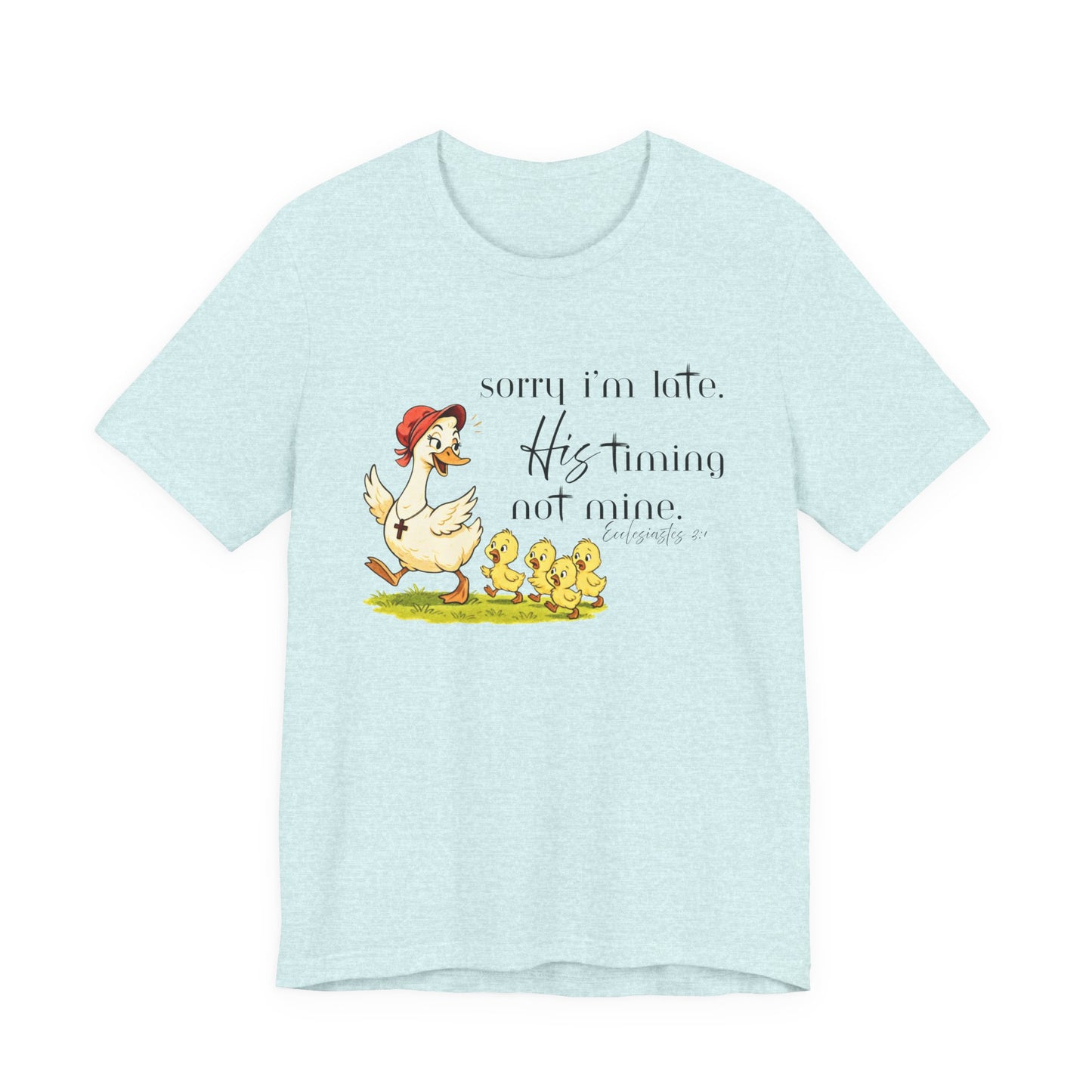 Faith Shirt, Christian Goose Shirt, His Timing Not Mine