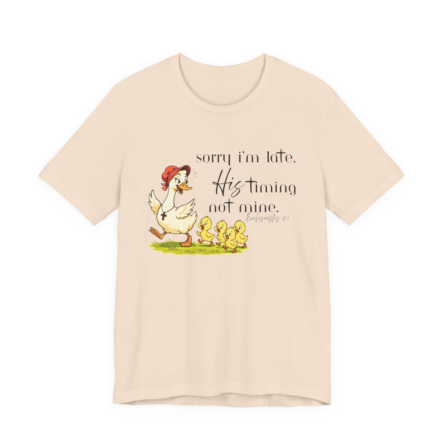 Faith Shirt, Christian Goose Shirt, His Timing Not Mine
