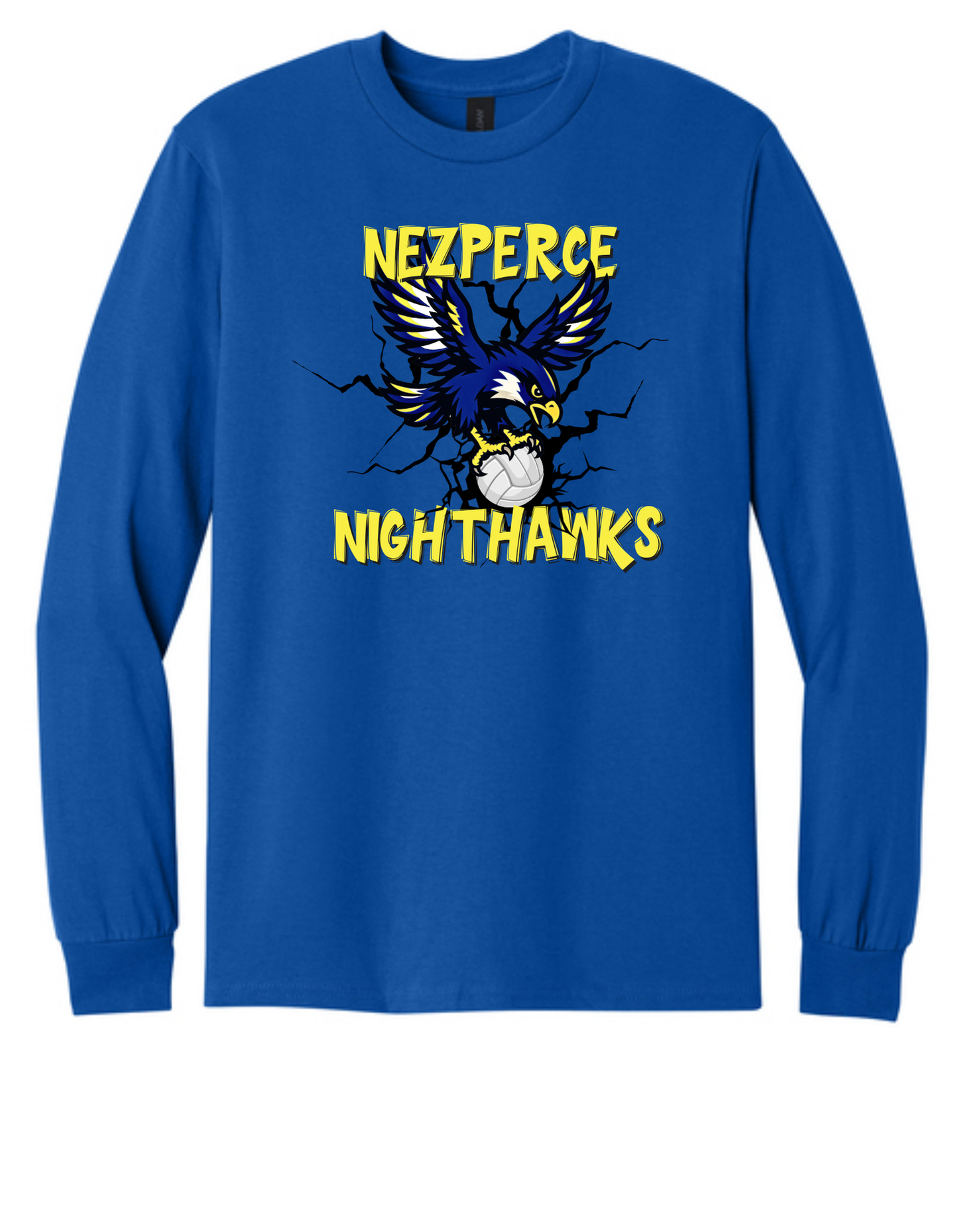 Nighthawk Volleyball W/Bird Long Sleeve