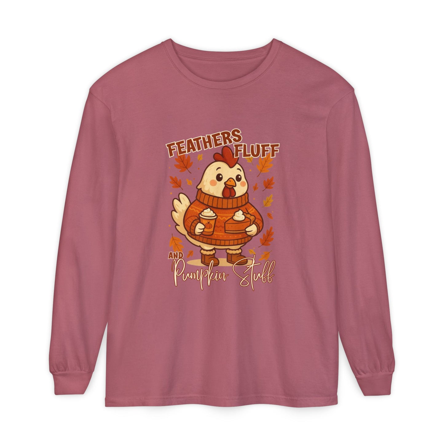 Chicken Feathers Fluff and Pumpkin Stuff