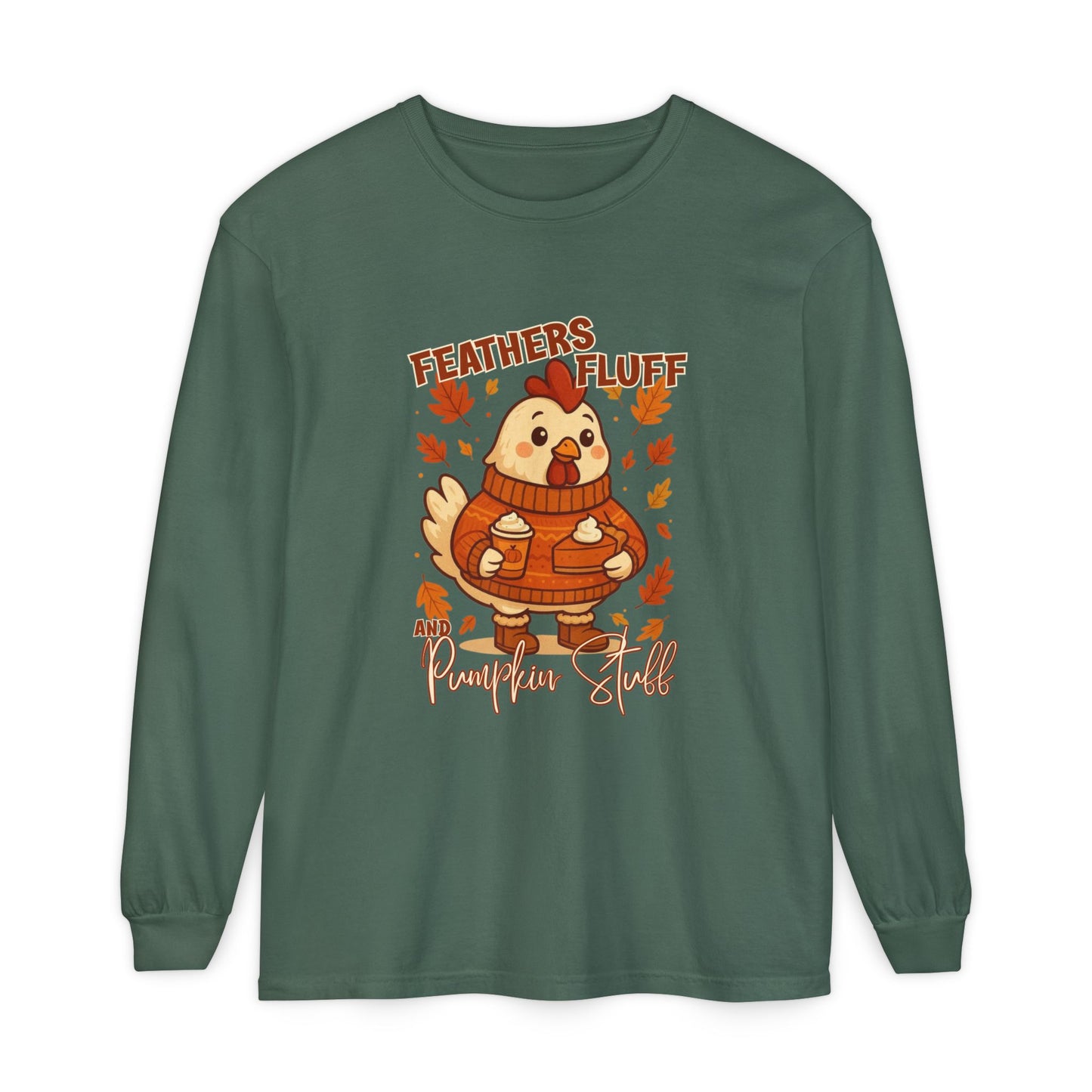 Chicken Feathers Fluff and Pumpkin Stuff