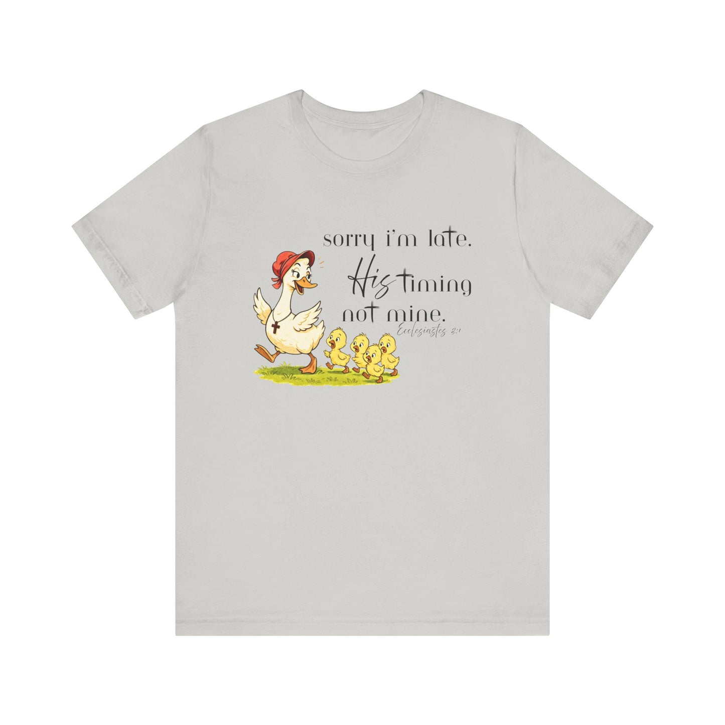 Faith Shirt, Christian Goose Shirt, His Timing Not Mine