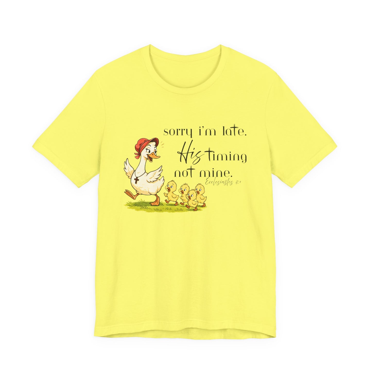 Faith Shirt, Christian Goose Shirt, His Timing Not Mine