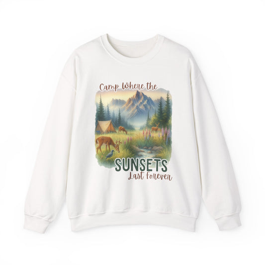 Camping Sweathirt - Crew Neck