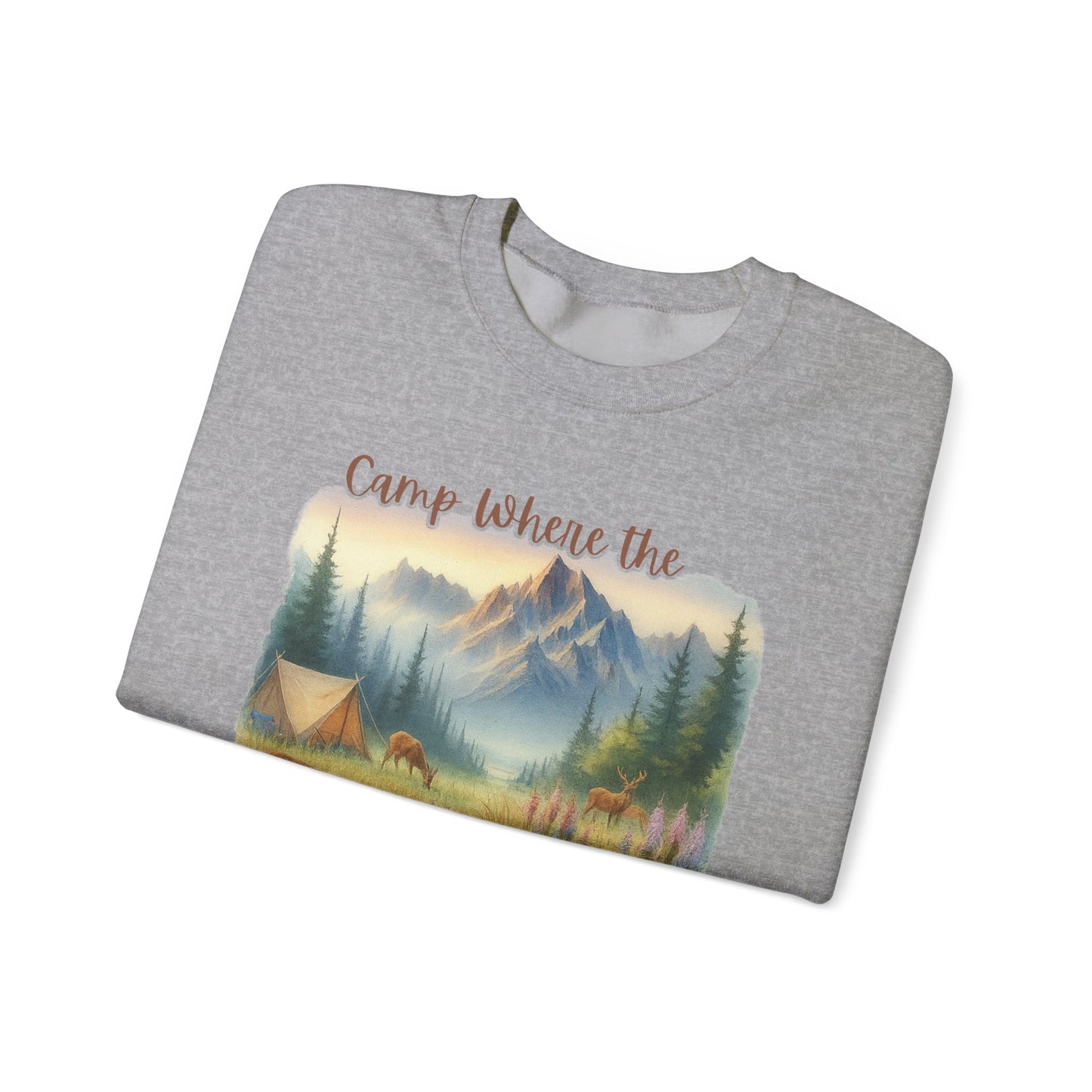 Camping Sweathirt - Crew Neck