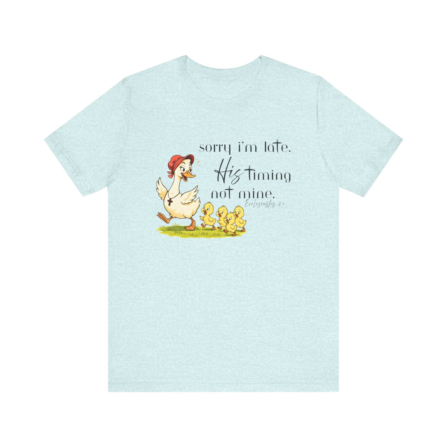 Faith Shirt, Christian Goose Shirt, His Timing Not Mine