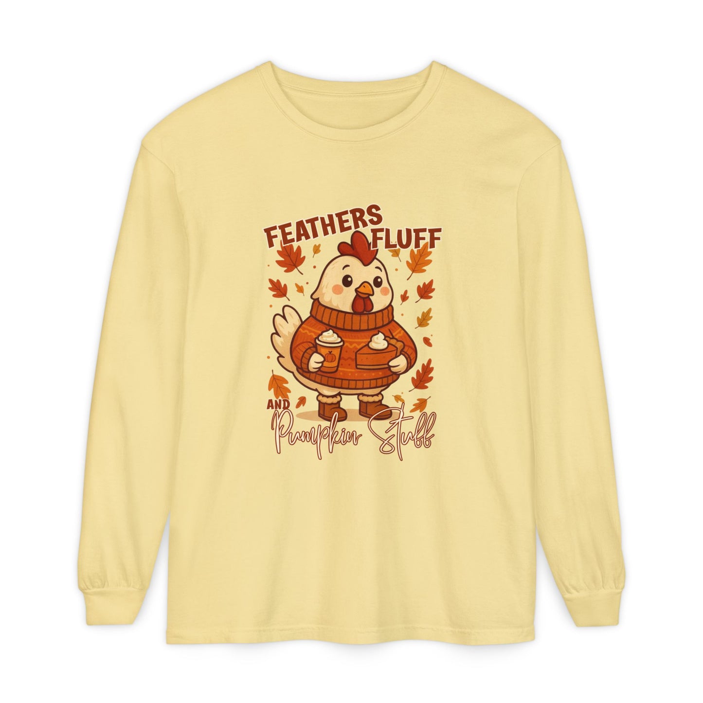 Chicken Feathers Fluff and Pumpkin Stuff