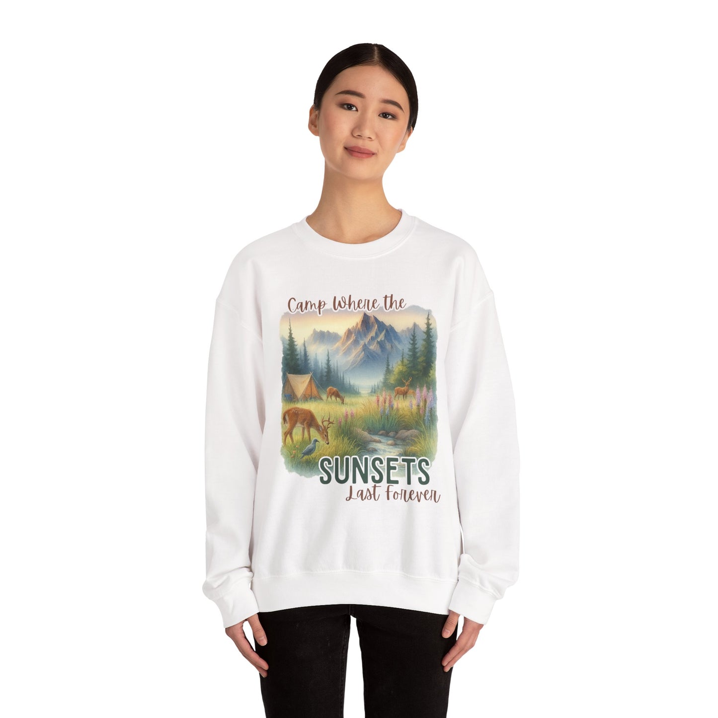 Camping Sweathirt - Crew Neck