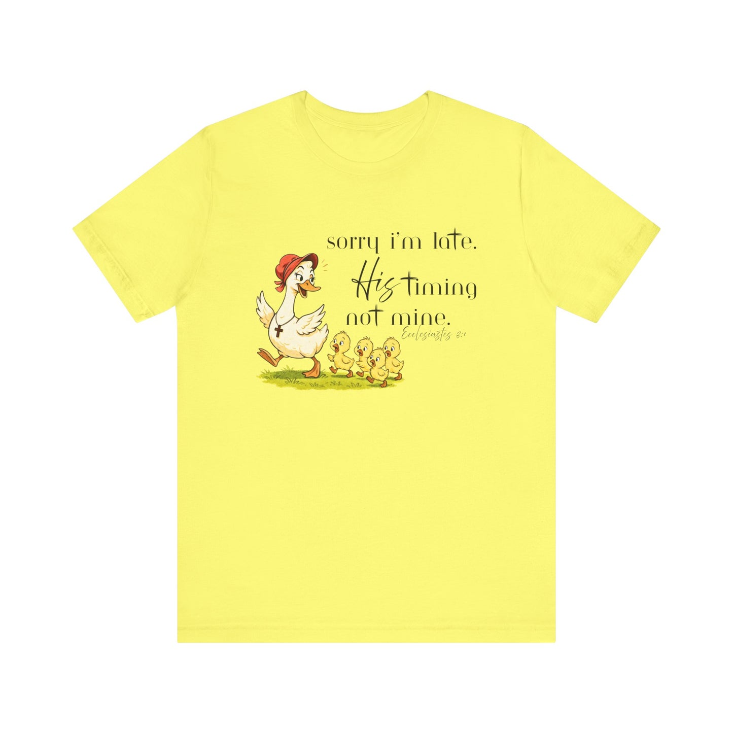 Faith Shirt, Christian Goose Shirt, His Timing Not Mine