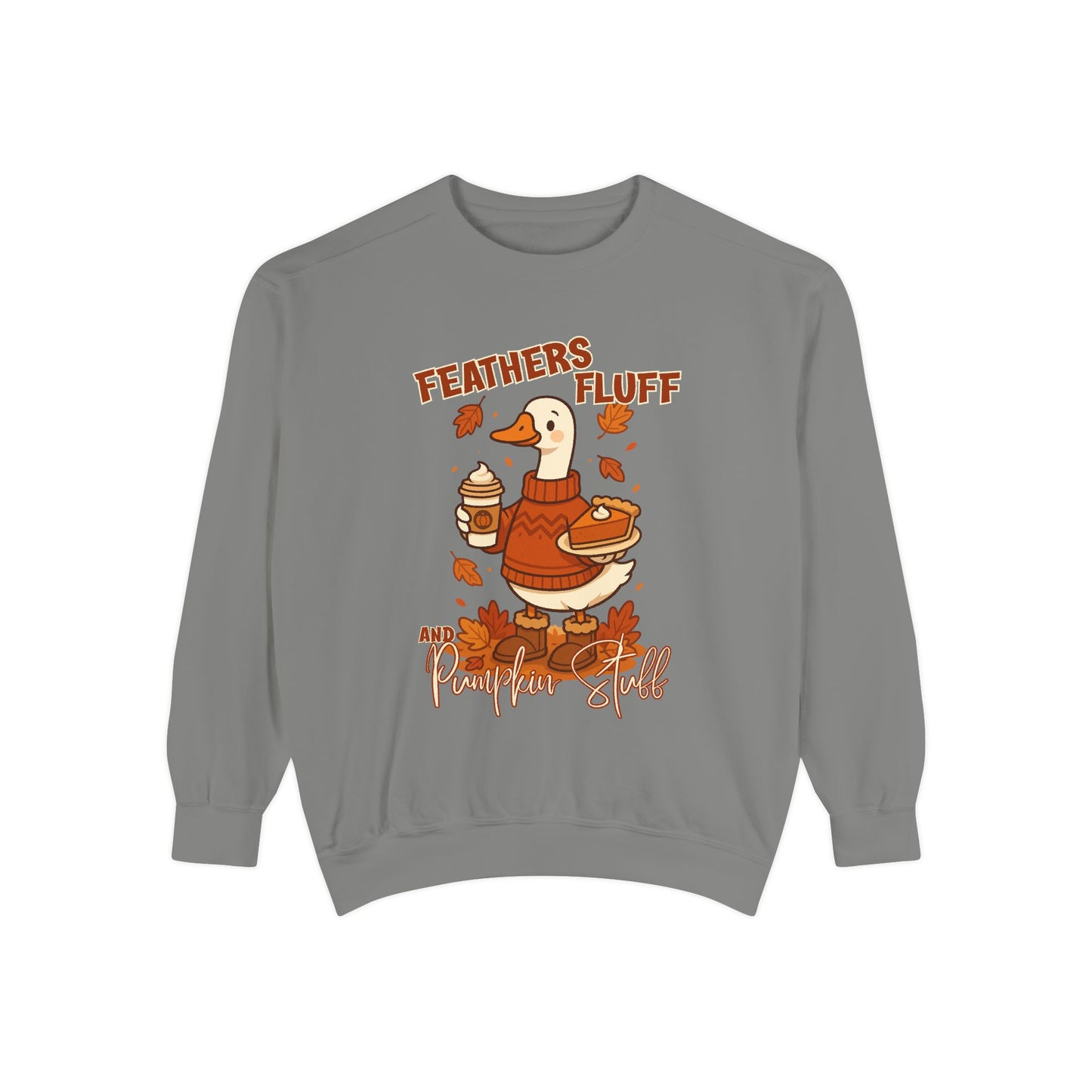 Cozy Fall Sweatshirt: Feathers & Fluff Design, Autumn Apparel, Unisex Sweater, Thanksgiving Gift, Casual Wear, Warm Layers