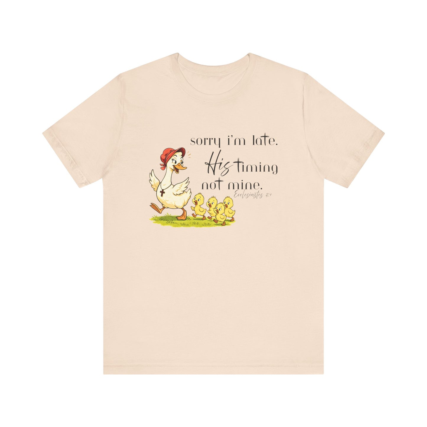 Faith Shirt, Christian Goose Shirt, His Timing Not Mine