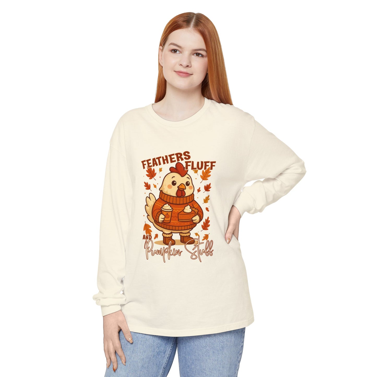 Chicken Feathers Fluff and Pumpkin Stuff