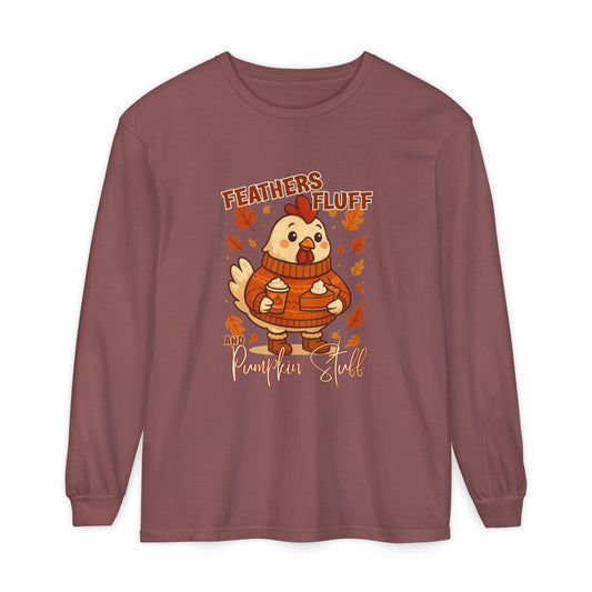 Chicken Feathers Fluff and Pumpkin Stuff