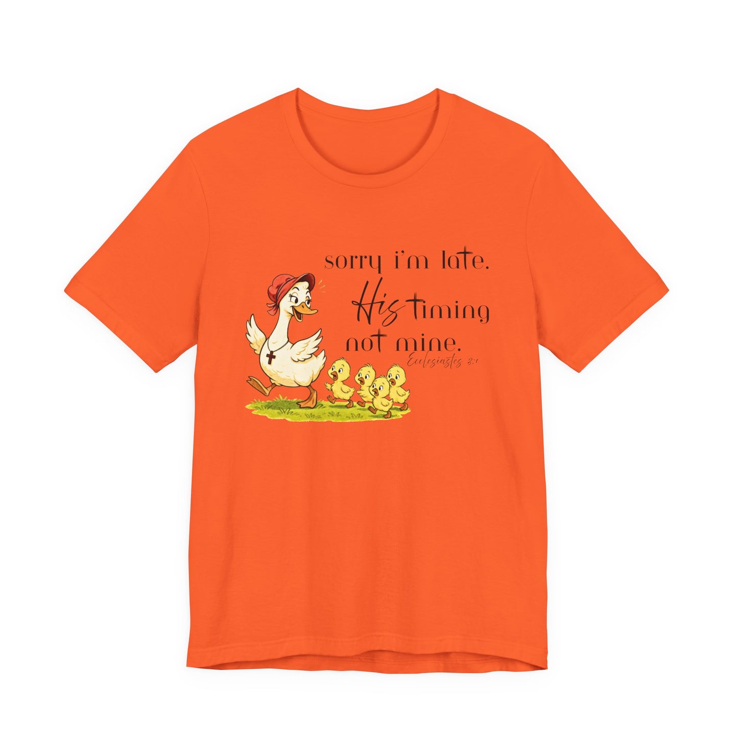Faith Shirt, Christian Goose Shirt, His Timing Not Mine