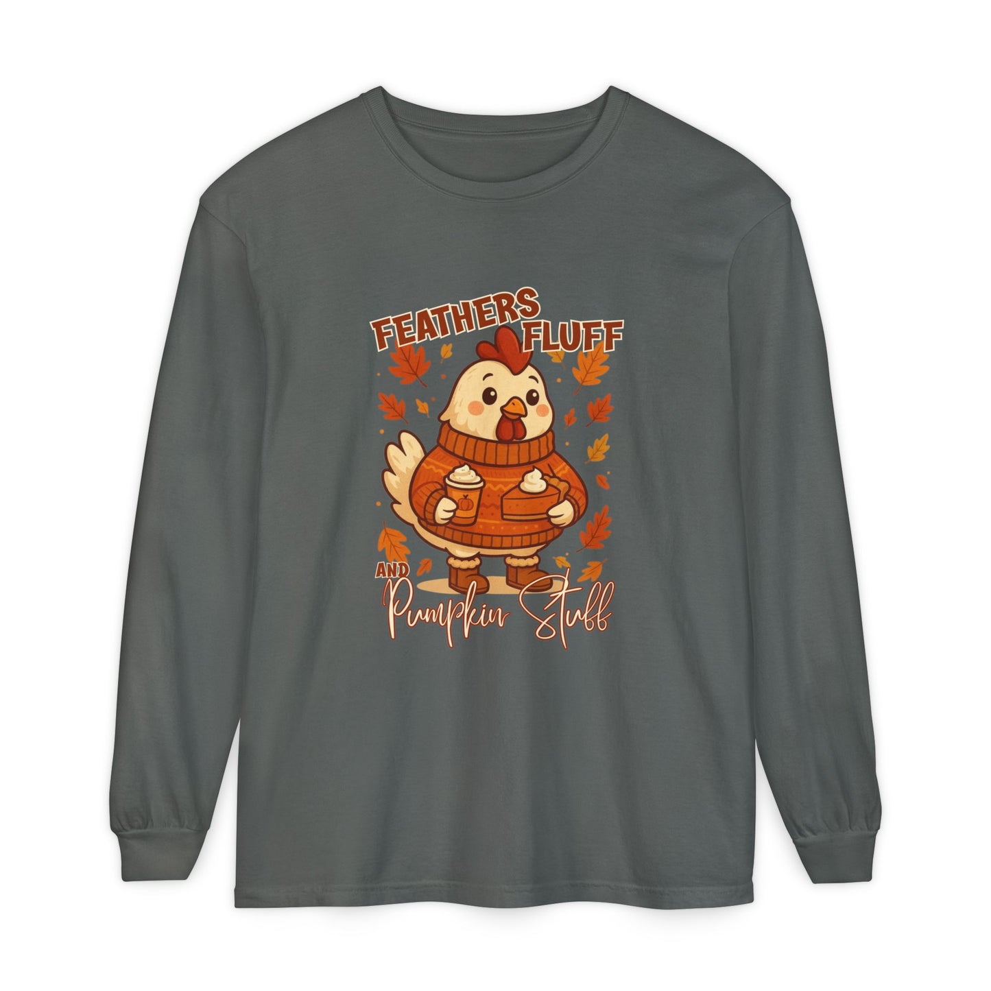 Chicken Feathers Fluff and Pumpkin Stuff