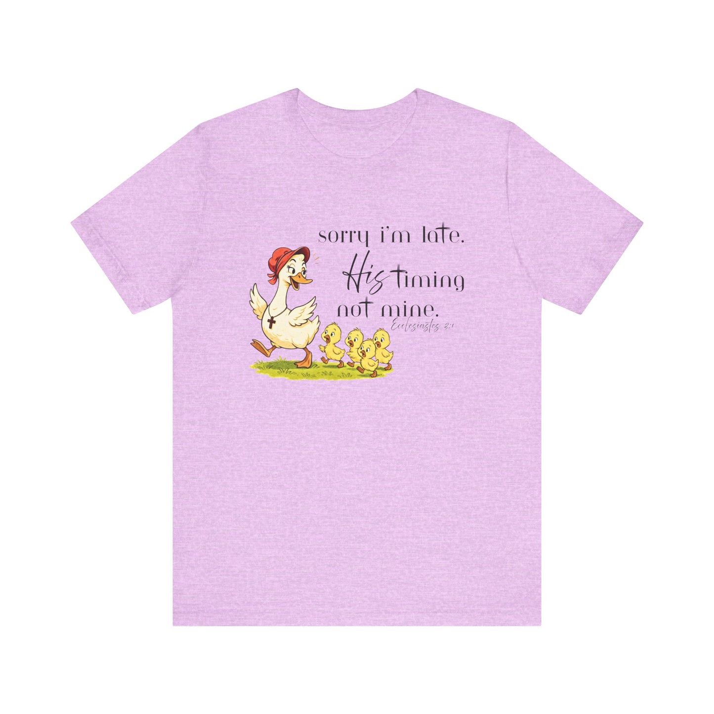 Faith Shirt, Christian Goose Shirt, His Timing Not Mine