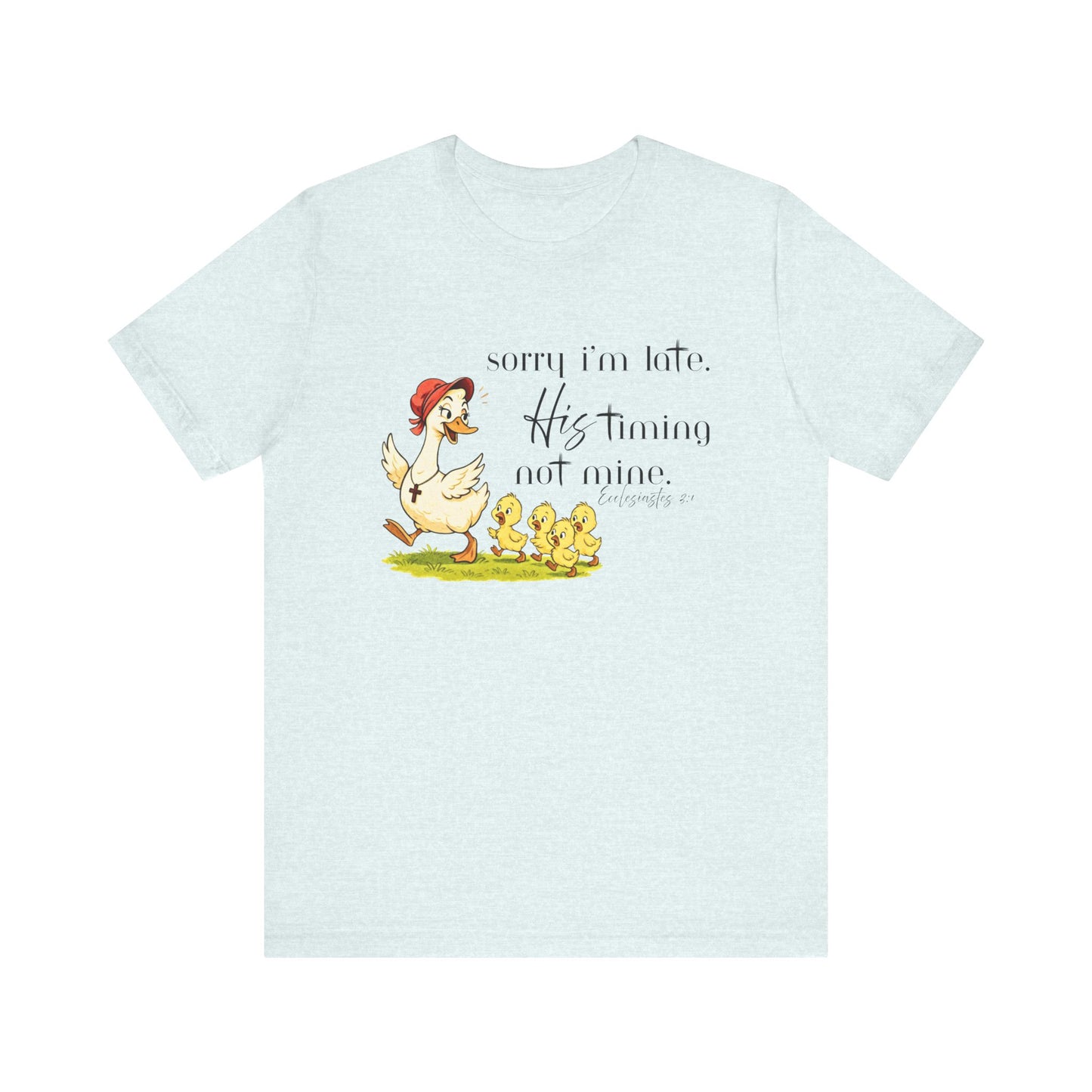 Faith Shirt, Christian Goose Shirt, His Timing Not Mine