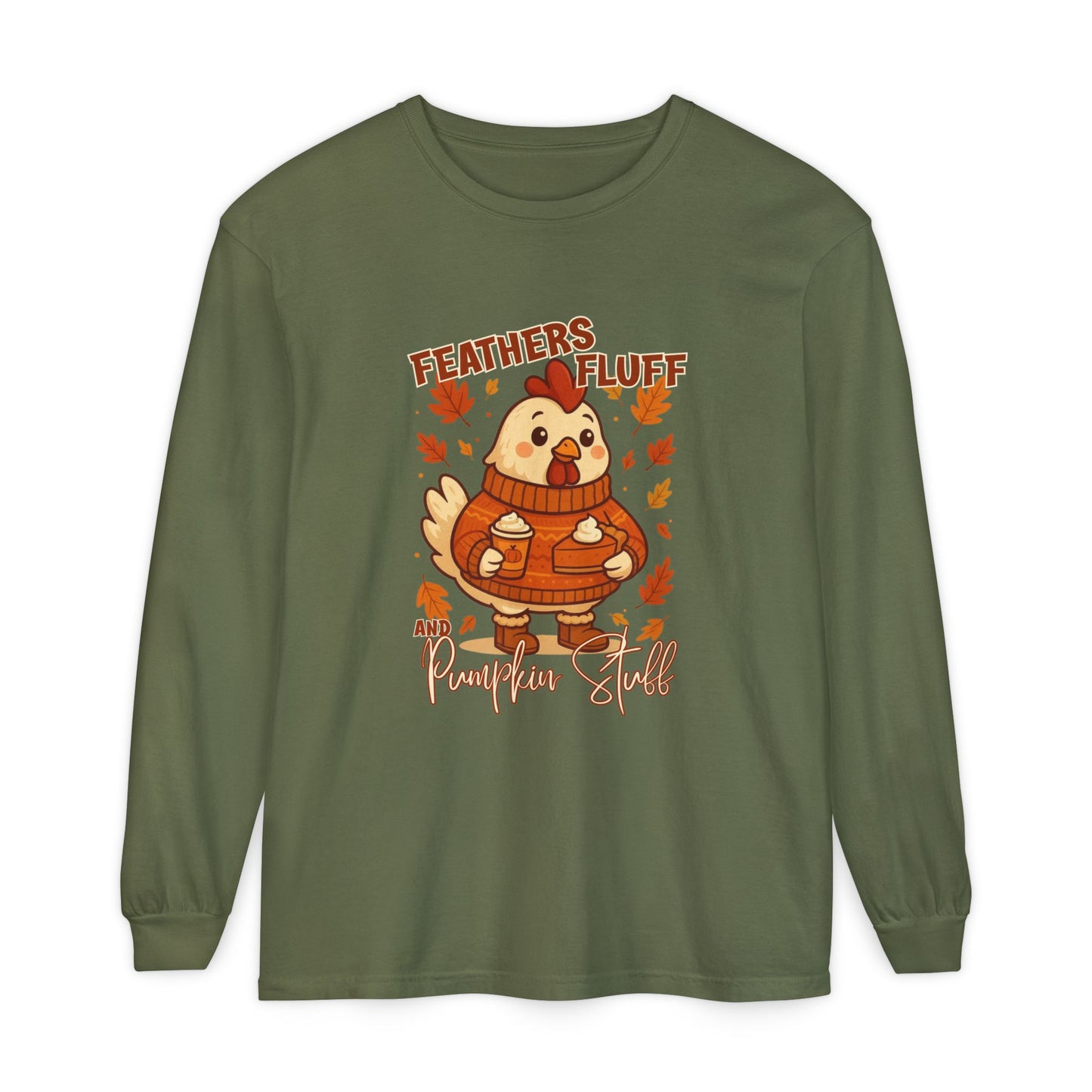 Chicken Feathers Fluff and Pumpkin Stuff