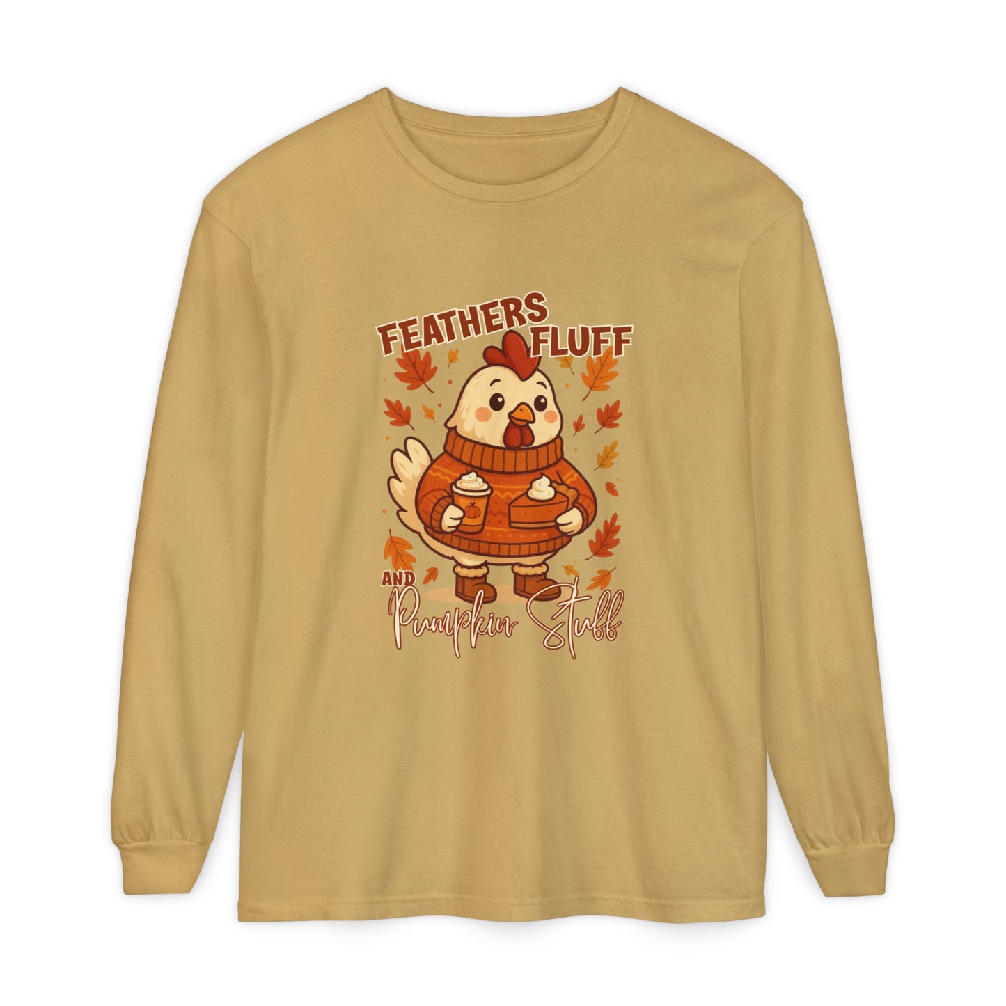 Chicken Feathers Fluff and Pumpkin Stuff