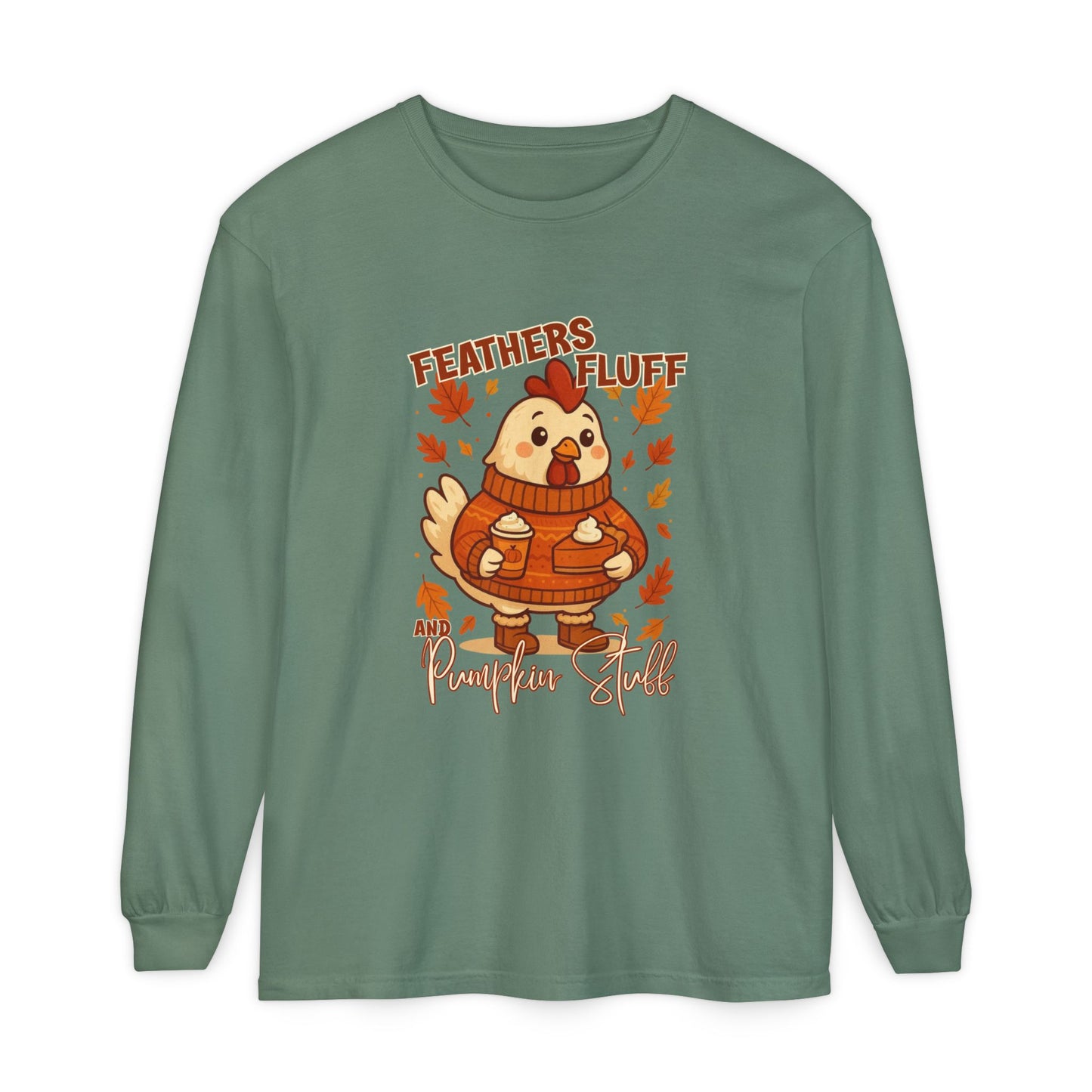 Chicken Feathers Fluff and Pumpkin Stuff