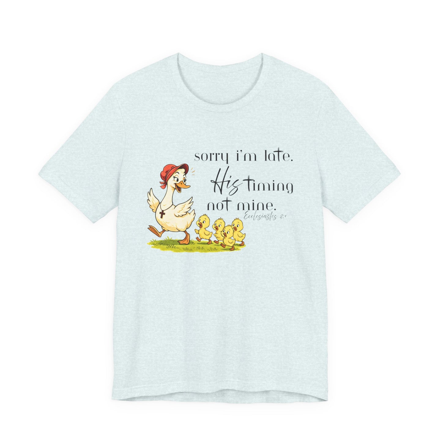 Faith Shirt, Christian Goose Shirt, His Timing Not Mine