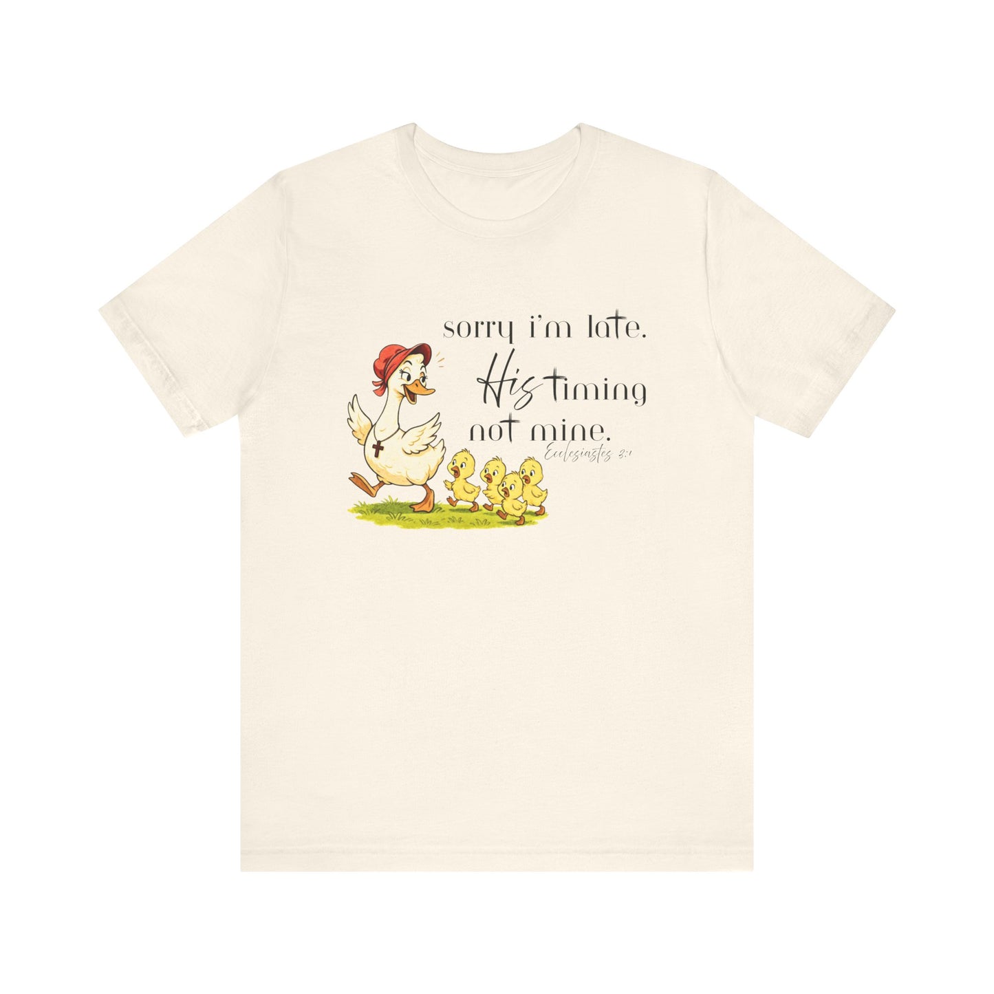 Faith Shirt, Christian Goose Shirt, His Timing Not Mine