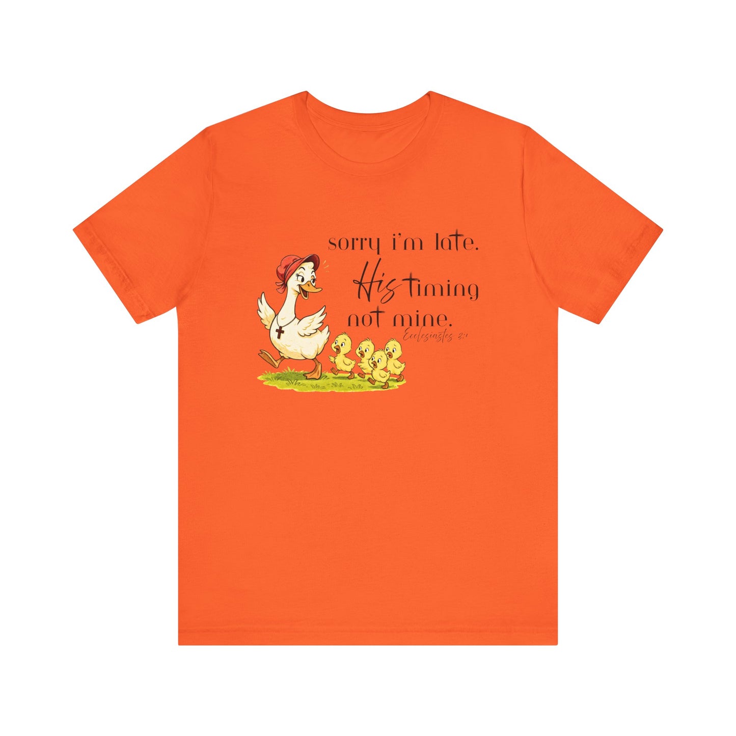 Faith Shirt, Christian Goose Shirt, His Timing Not Mine