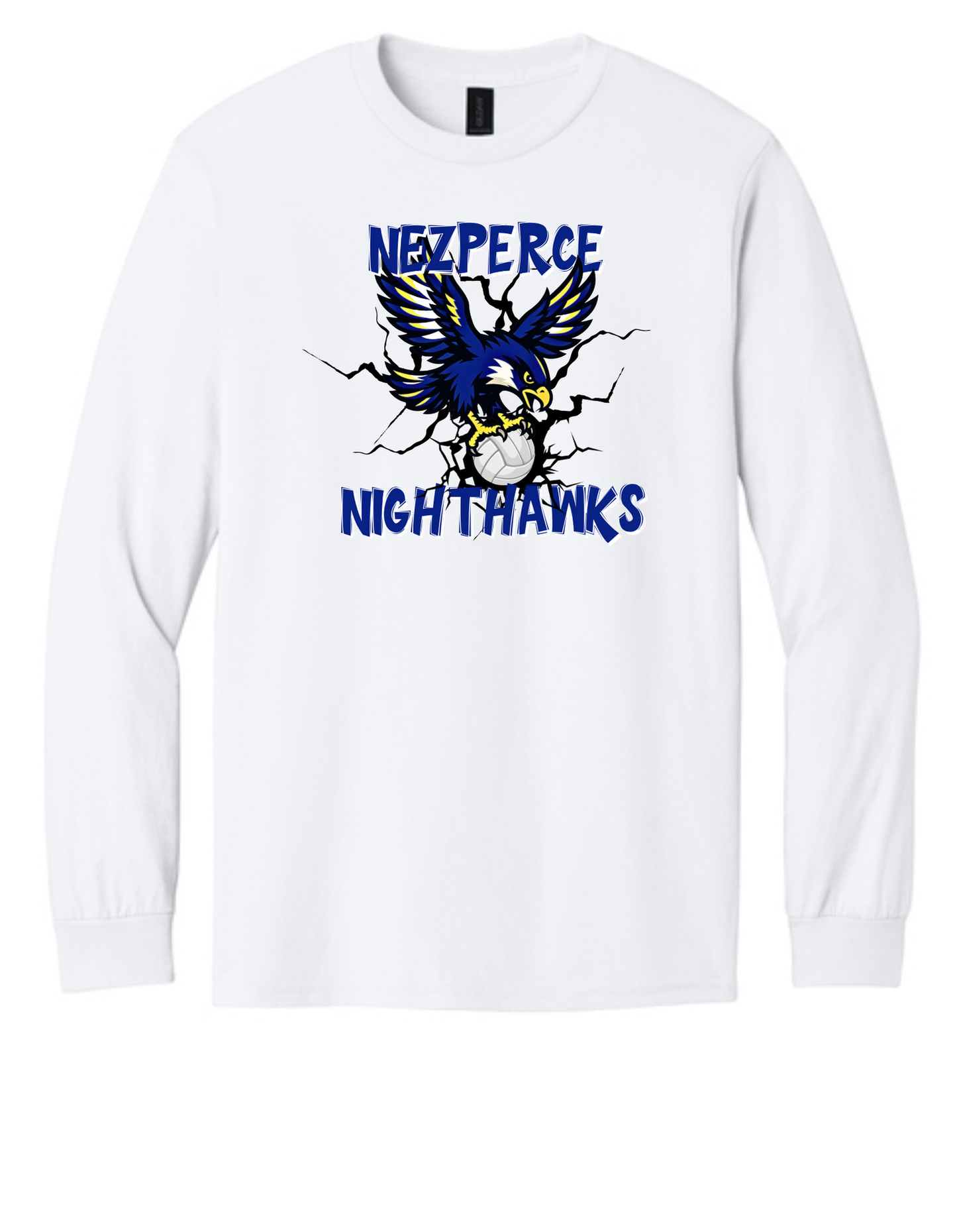 Nighthawk Volleyball W/Bird Long Sleeve
